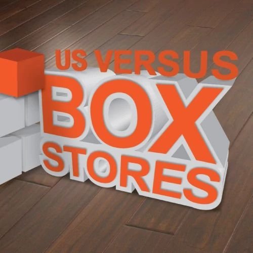 Us Vs Box Stores from Allied Carpet in South Rochelle Park